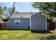 Gray house with a small backyard at 1654 Iowa St, Indianapolis, IN 46203