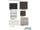 Exterior selections showing Arctic White siding, Moire Black roof, and Siena stone accents at 19962 Stone Side Ct, Westfield, IN 46074