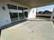 Covered patio with sliding doors leading to the home's interior at 19962 Stone Side Ct, Westfield, IN 46074