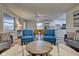 Open concept living room and kitchen with stylish decor at 2450 Carrollton Ave, Indianapolis, IN 46205