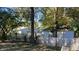 Large backyard with detached garage and shed at 4712 Caroline Ave, Indianapolis, IN 46205