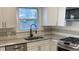 Updated kitchen featuring stainless steel appliances at 4712 Caroline Ave, Indianapolis, IN 46205