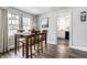 Dining room featuring a wood table, seating for four, and decor at 4926 Crittenden Ave, Indianapolis, IN 46205