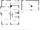 Detailed floor plan showcasing the layout of the home, including the kitchen, bedrooms, living room, and basement at 4926 Crittenden Ave, Indianapolis, IN 46205
