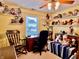 Cozy bedroom featuring a rocking chair and plenty of shelving at 545 Lake Crossing Ln, Franklin, IN 46131