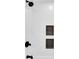 Shower with white subway tile and black accents at 5870 Harbour Town Dr, Noblesville, IN 46062