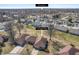 An aerial view shows the home's location in a residential neighborhood near downtown at 710 Eagle Pkwy # 15, Brownsburg, IN 46112