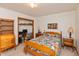 Spacious bedroom with built-in desk and shelving at 710 Eagle Pkwy # 15, Brownsburg, IN 46112