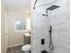 Modern bathroom with a large walk-in shower at 8224 Barry Rd, Indianapolis, IN 46219