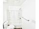 Simple bathroom with a shower/tub combo and modern fixtures at 9157 Neptune Dr, Indianapolis, IN 46229
