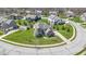Charming suburban home situated on a circle with landscaped lawns and mature trees at 11383 Sea Side Ct, Fishers, IN 46040