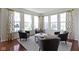 Sitting room featuring chairs, soft rug, and plenty of natural light at 11383 Sea Side Ct, Fishers, IN 46040