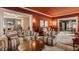Open-concept living room with furniture and view to adjacent dining room at 1319 N New Jersey St, Indianapolis, IN 46202
