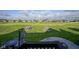 Beautiful backyard view overlooking the golf course and other homes at 16395 La Paloma Ct, Noblesville, IN 46060