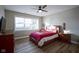 Spacious basement bedroom with a queen bed and dresser at 16395 La Paloma Ct, Noblesville, IN 46060