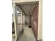Front porch featuring brick facade and white painted support beams at 2734 Mingo Ct, Indianapolis, IN 46217