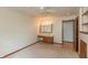 Spacious bedroom offering a built-in vanity and a large walk-in closet at 306 Vinewood N Dr, Brownsburg, IN 46112