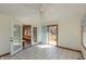 Bright sunroom with access to both the backyard and the rest of the home at 306 Vinewood N Dr, Brownsburg, IN 46112