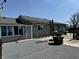 Back patio with seating area and fire pit at 3480 S Us Highway 31, Franklin, IN 46131
