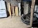Unfinished basement with ample storage space and various utilities at 3480 S Us Highway 31, Franklin, IN 46131