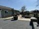 Large wooden deck with seating area, fire pit, and gazebo at 3480 S Us Highway 31, Franklin, IN 46131