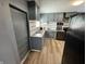 Gray kitchen with updated appliances at 3480 S Us Highway 31, Franklin, IN 46131