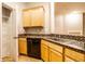 Kitchen corner with granite countertops and dishwasher at 450 E Ohio St # 106, Indianapolis, IN 46204