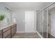 Spa-like bathroom with double vanity and walk-in shower at 6250 Bales Dr, Plainfield, IN 46168