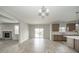Bright dining room with hardwood floors and access to the kitchen and living room at 6250 Bales Dr, Plainfield, IN 46168