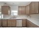 Modern kitchen with stainless steel appliances and light brown cabinets at 6250 Bales Dr, Plainfield, IN 46168
