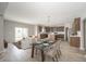 Open concept kitchen with island and eat-in area at 6250 Bales Dr, Plainfield, IN 46168