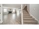 Spacious entryway with staircase and view of living area at 6250 Bales Dr, Plainfield, IN 46168