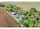 Aerial view of house, pool, and large lot at 740 S County Road 775 W, Coatesville, IN 46121