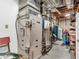 Unfinished basement with HVAC and water heater systems at 740 S County Road 775 W, Coatesville, IN 46121