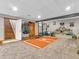 Finished basement with game area, including batting cage and play area at 740 S County Road 775 W, Coatesville, IN 46121