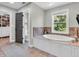 Primary bathroom with garden tub and walk-in closet at 740 S County Road 775 W, Coatesville, IN 46121