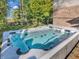 Spacious hot tub on a deck overlooking nature at 740 S County Road 775 W, Coatesville, IN 46121