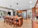 Modern kitchen with large island, stainless steel appliances, and hardwood floors at 740 S County Road 775 W, Coatesville, IN 46121