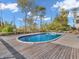 Refreshing in-ground pool surrounded by trees at 740 S County Road 775 W, Coatesville, IN 46121