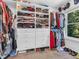 Large walk-in closet with ample shelving and hanging space at 740 S County Road 775 W, Coatesville, IN 46121