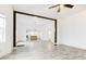 Bright living room features hardwood floors and an open concept at 1022 Villa Ave, Indianapolis, IN 46203