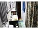 Clean bathroom with shower and vanity at 120 Hoss Rd, Indianapolis, IN 46217