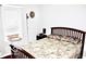Bedroom with a full-size bed and window at 120 Hoss Rd, Indianapolis, IN 46217