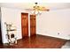 Spacious living room with hardwood floors and neutral walls at 120 Hoss Rd, Indianapolis, IN 46217