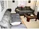 Living room with two couches and coffee table at 120 Hoss Rd, Indianapolis, IN 46217