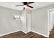 Bedroom with ceiling fan, window and closet at 2319 N Rural St, Indianapolis, IN 46218