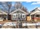 Recently renovated home with gray siding and a small front yard at 2320 Spann Ave, Indianapolis, IN 46203