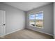 Bedroom with carpet, a window view of neighborhood playground at 3617 Wrangler Dr, Bargersville, IN 46106