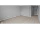 Neutral bedroom with carpet and an open doorway at 3617 Wrangler Dr, Bargersville, IN 46106