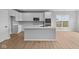 Gourmet kitchen featuring stainless steel appliances, an island, and modern finishes at 3617 Wrangler Dr, Bargersville, IN 46106